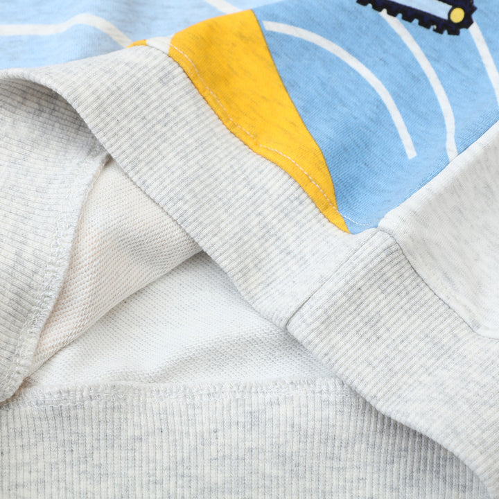 Boys sweatshirt with exciting construction vehicle motif Mune Fashion
