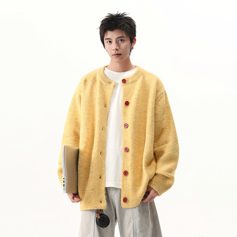 Unisex Oversized Cardigan with Buttons Mune Fashion