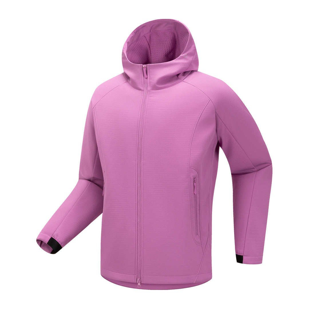 Men's softshell outdoor jacket with hood, windproof membrane and ergonomic cut Mune Fashion