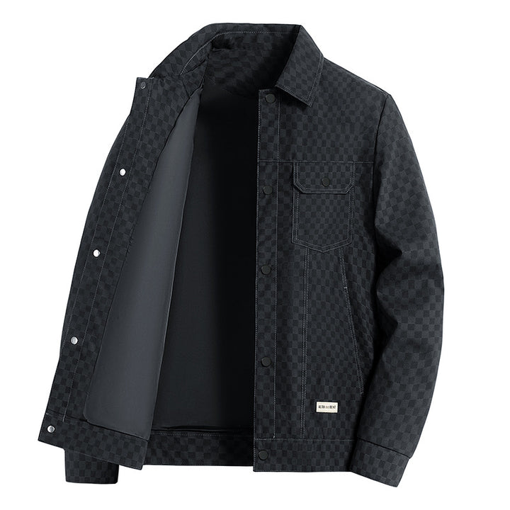 Men's Fashion Check Jacket Mune Fashion