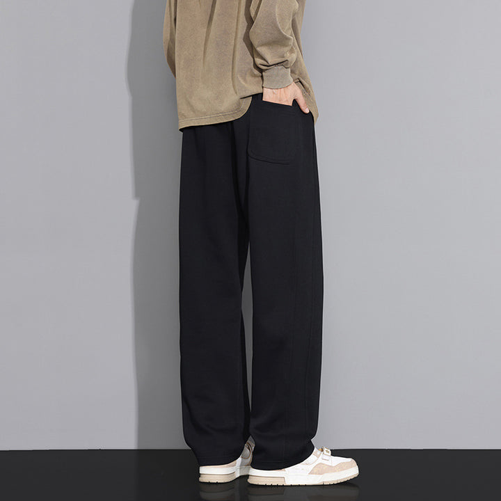 Men's Loose-Fitting Casual Pants with Practical Side Pocket