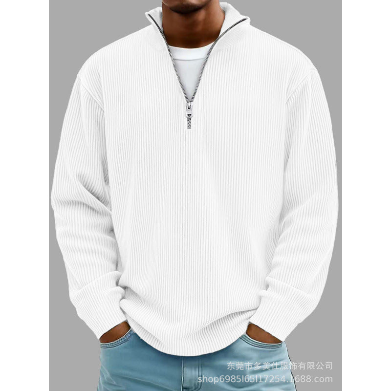 Men's Stylish Sweatshirt with Zipper Mune Fashion