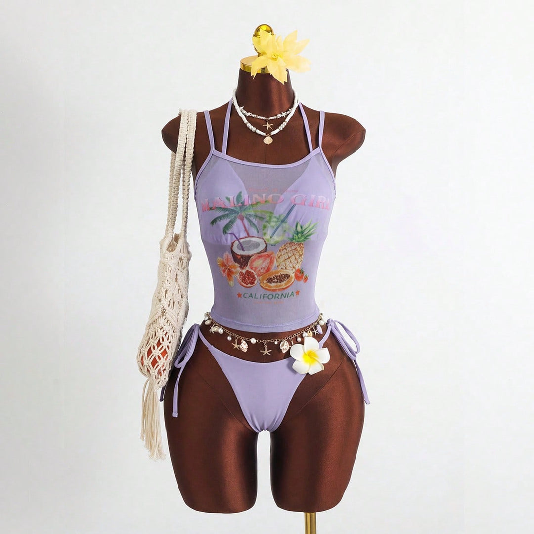 Women's swimsuit with trendy graphic design Mune Fashion