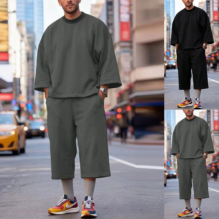 Women's Soft Oversized Lounge Set with Wide Batwing Sleeves and Elastic Waist Pants Mune Fashion