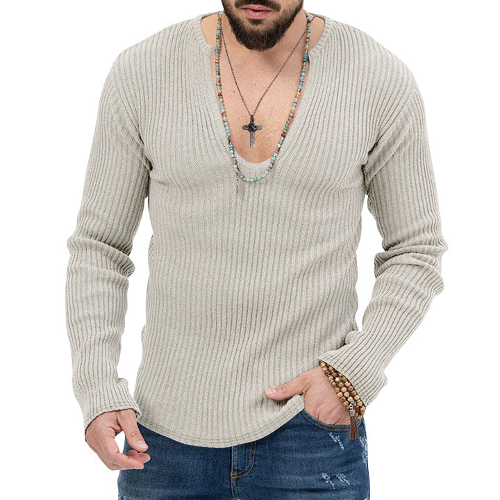 Men's lightweight fleece shirt jacket with snap button placket and side pockets Mune Fashion