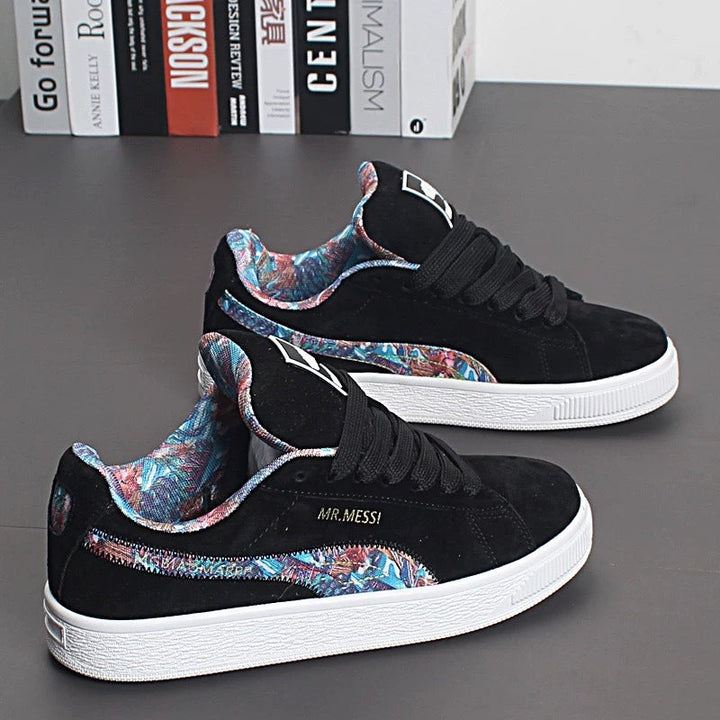 Ladies sneakers with floral lining and non-slip sole Mune Fashion