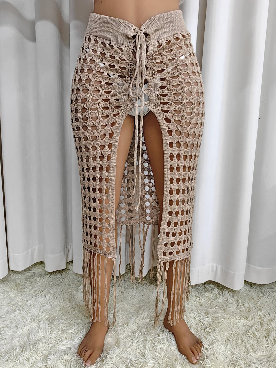 Women's Neck-enhancing Crochet Skirt Mune Fashion