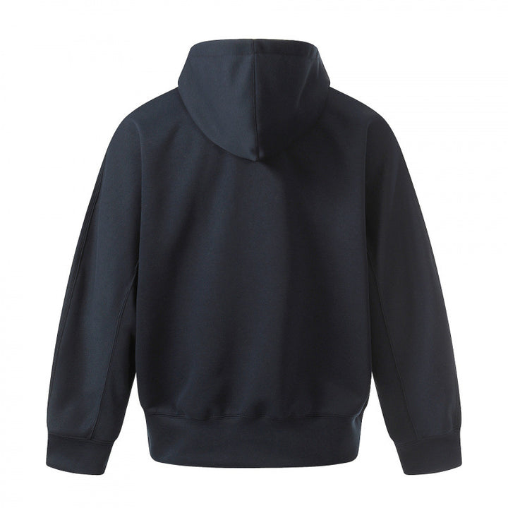 Men's Boxy Hoodie with Half Zipper, Reinforced Placket and Clean Minimal Design Mune Fashion
