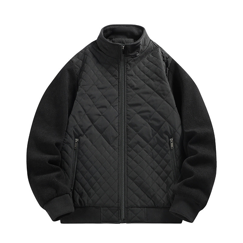 Men's lightweight quilted jacket with stand-up collar Mune Fashion