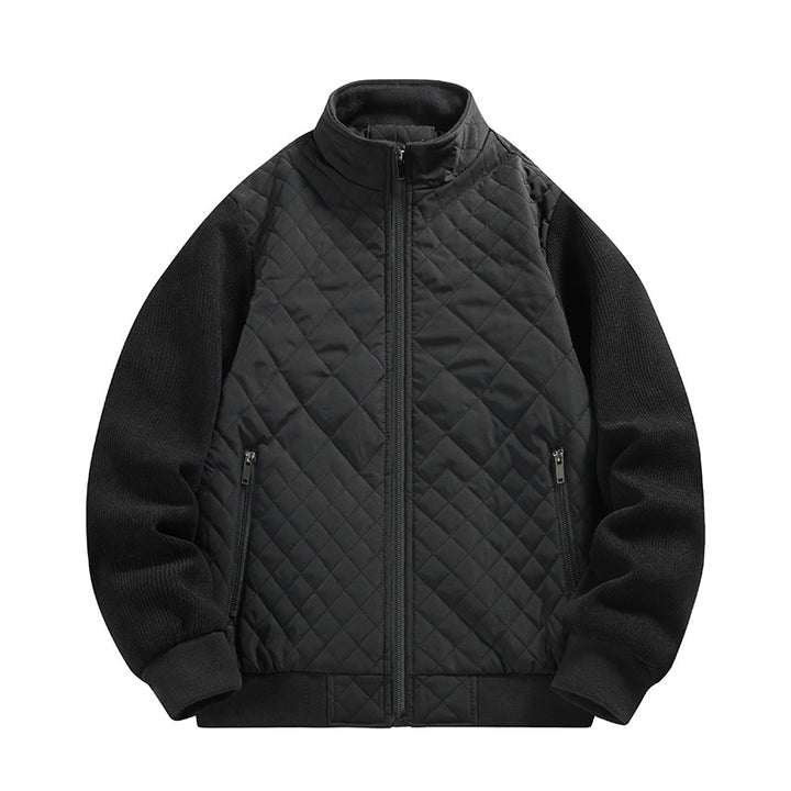 Men's lightweight quilted jacket with stand-up collar Mune Fashion