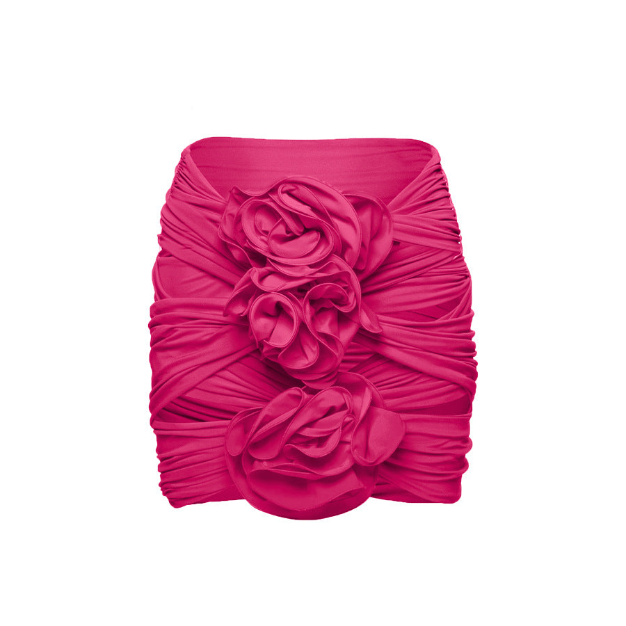 Women Elegant Ruffle Top with Floral Patterns Mune Fashion