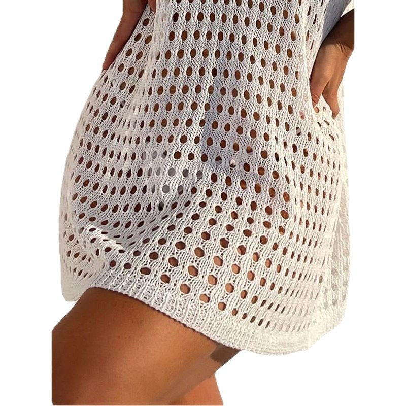 Ladies transparent net dress with cut-out details Mune Fashion
