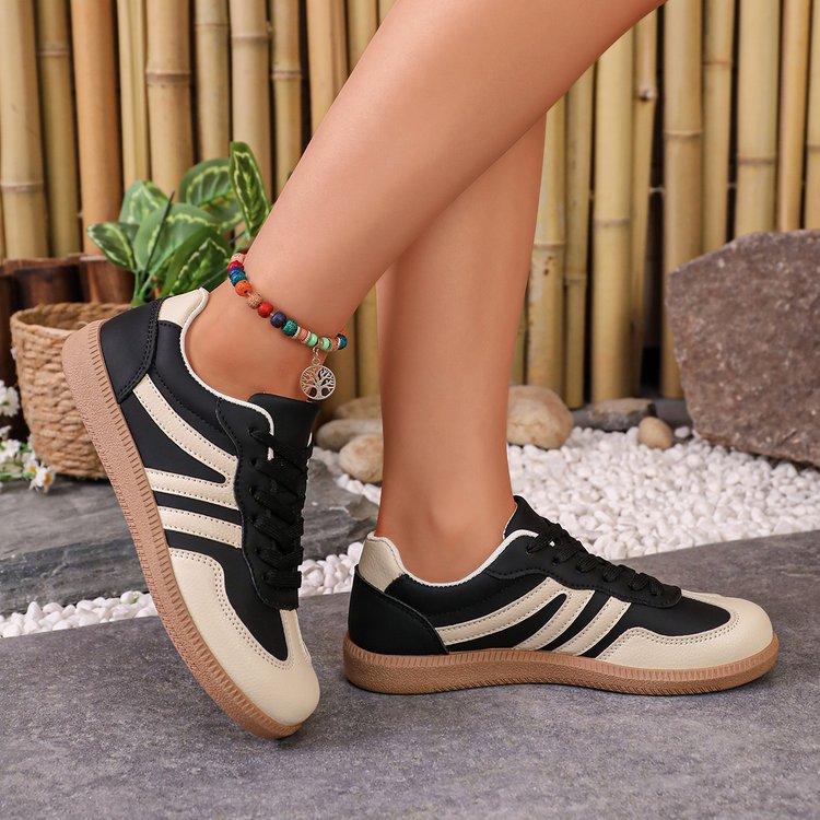 Damen Mary-Jane-Sneaker mit Klettverschluss und gepolstertem Komfortfußbett Mune Fashion