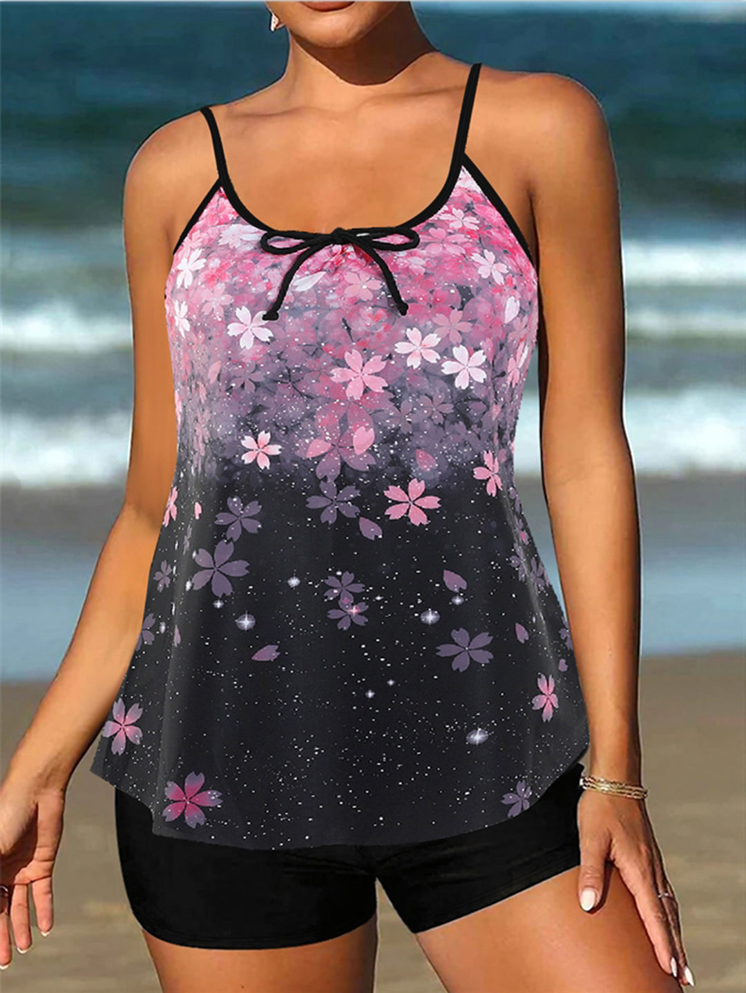Women's Casual Beach Top with Shorts Mune Fashion