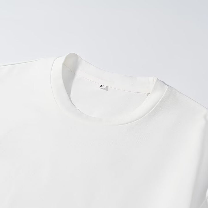 Unisex Oversize T-Shirt with Round Neck and Dropped Shoulders Mune Fashion