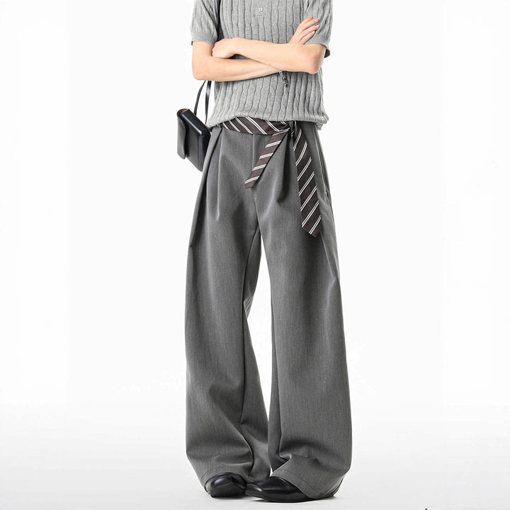 Women Wide Cut Suit Trousers Mune Fashion