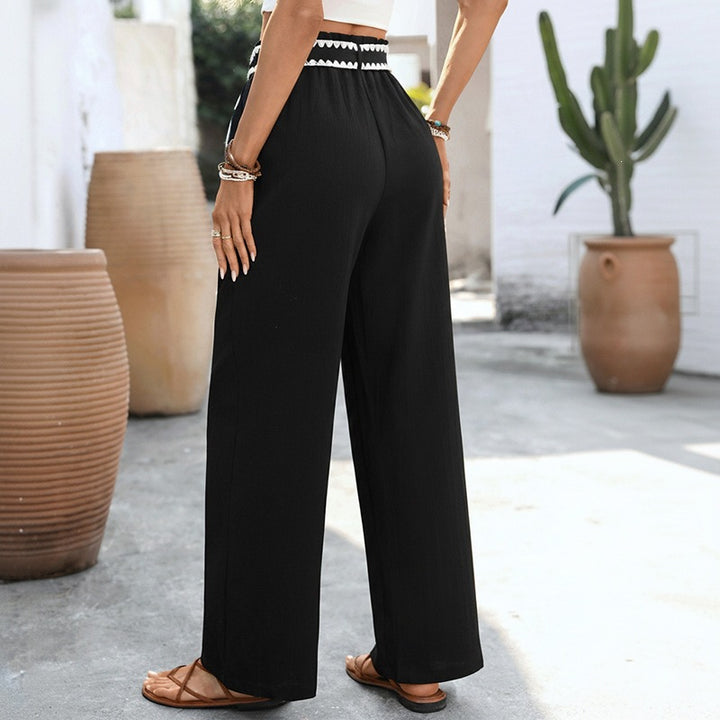 Ladies Elegant High-Waisted Palazzo Pants Mune Fashion