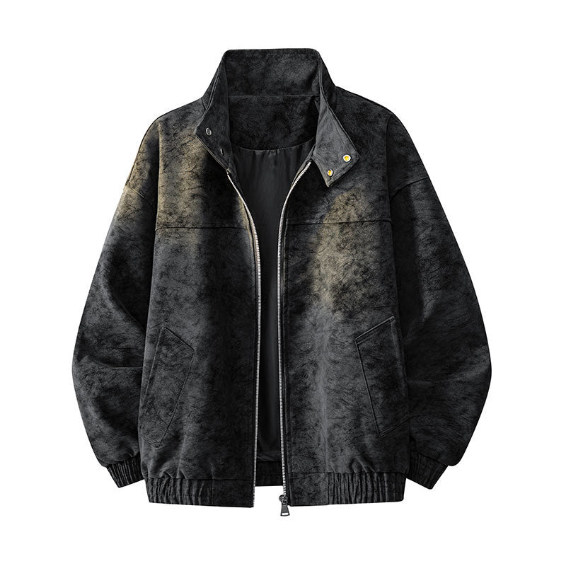 Men's Casual Outdoor Jacket with High Collar and Practical Pockets Mune Fashion