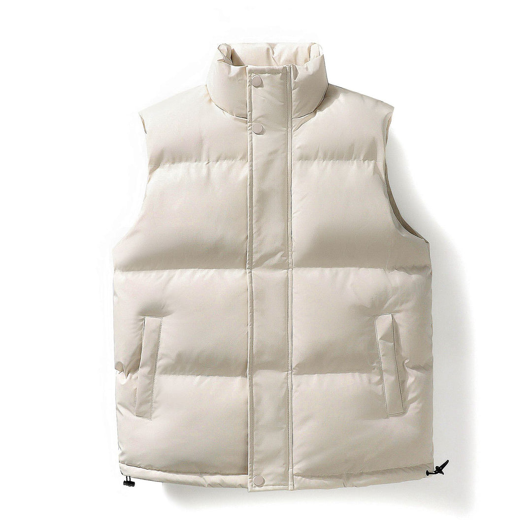 Ladies Fashion Quilted Vest with Detachable Hood Mune Fashion