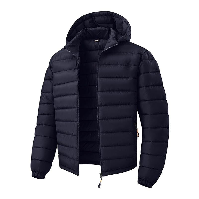 Men's Ultra-Light Quilted Jacket with Hood and Thermal Insulation Mune Fashion