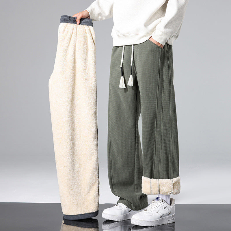Men's Plush and Comfortable Leisure Pants