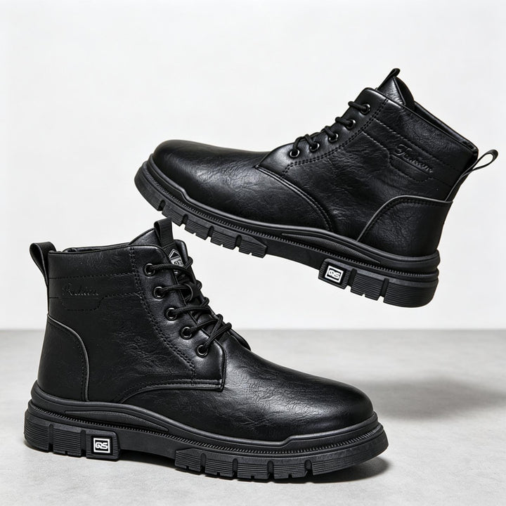 Men's Robust and Stylish Leather Boots Mune Fashion