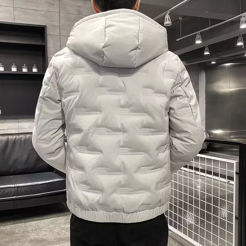 Men's Padded Quilted Jacket with Hood Mune Fashion