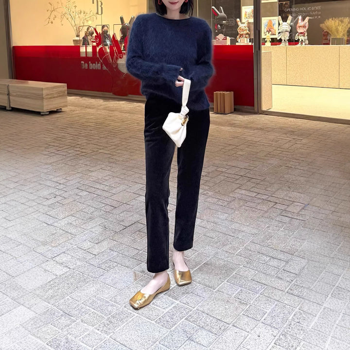 Women Elegant Sweater made of high-quality Mohair Mune Fashion
