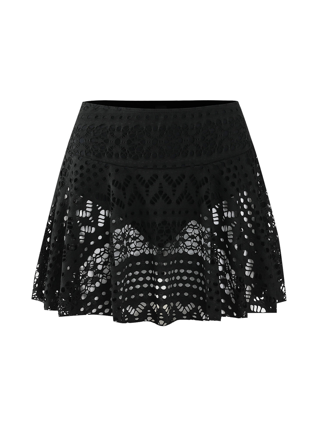 Ladies sporty casual skirt with perforated design Mune Fashion