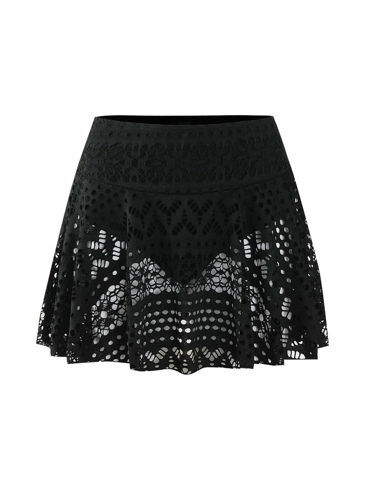 Ladies sporty casual skirt with perforated design Mune Fashion