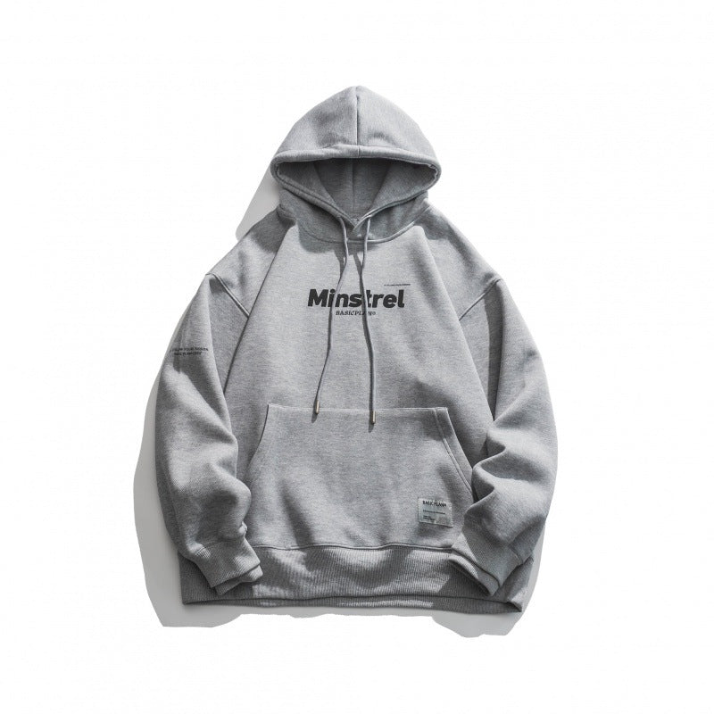 Unisex Oversize Hoodie with minimal logo print, fleece inner lining and kangaroo pocket Mune Fashion