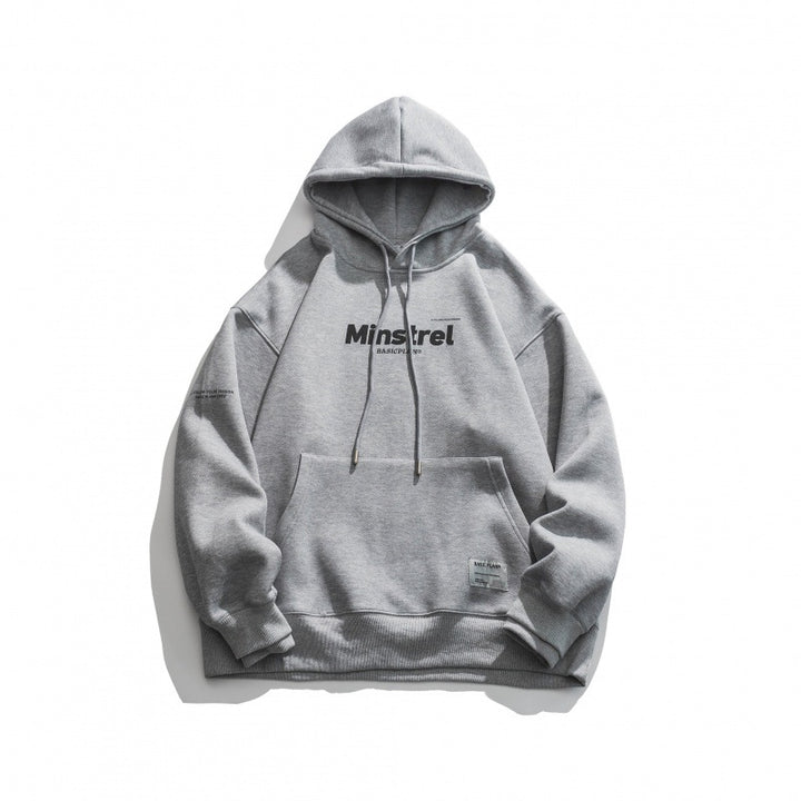Unisex Oversize Hoodie with minimal logo print, fleece inner lining and kangaroo pocket Mune Fashion