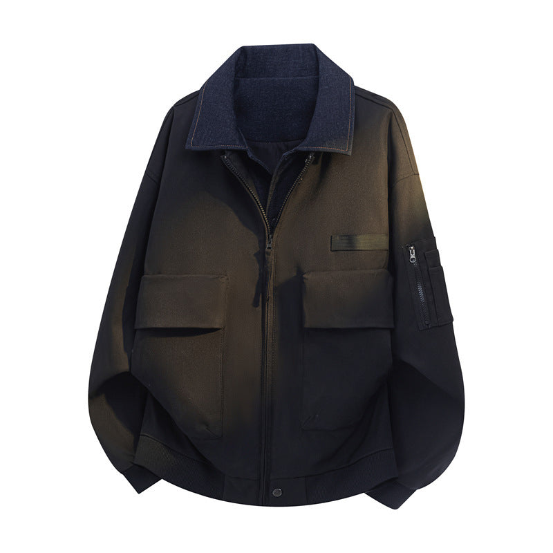 Men's Utility Jacket with Practical Pockets Mune Fashion