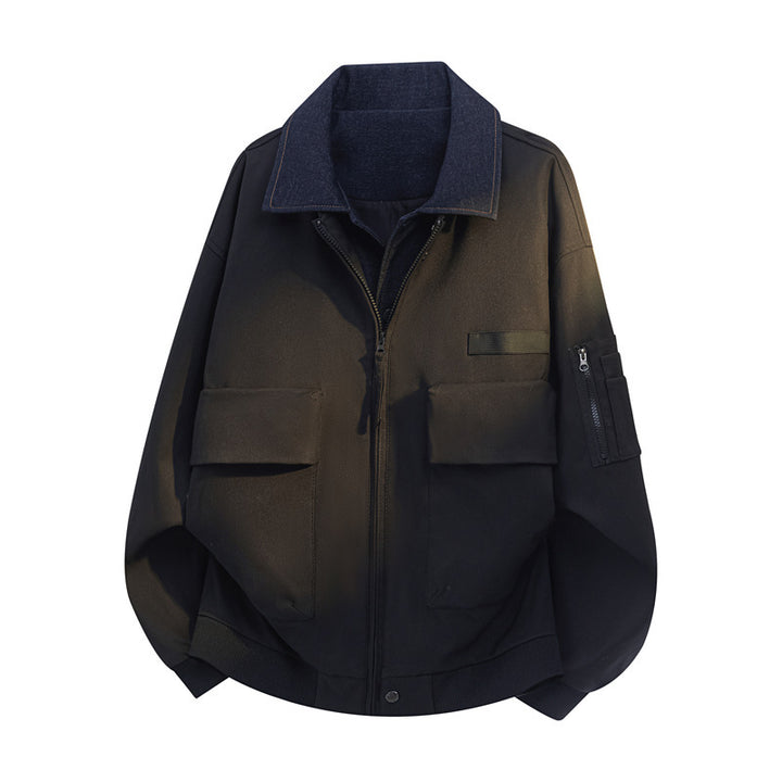 Men's Utility Jacket with Practical Pockets Mune Fashion