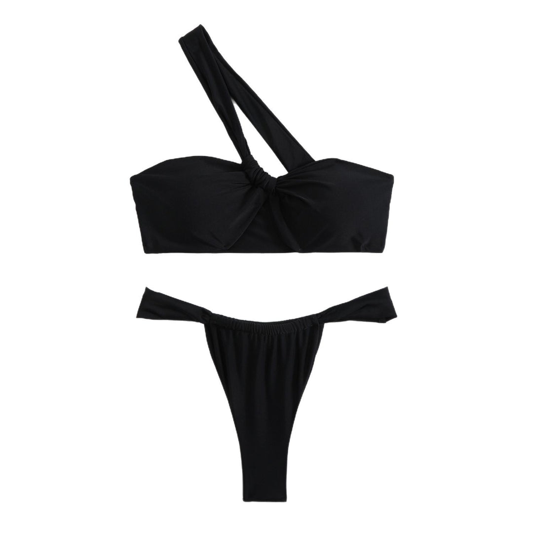 Women's One-Sided Bandeau Bikini Mune Fashion