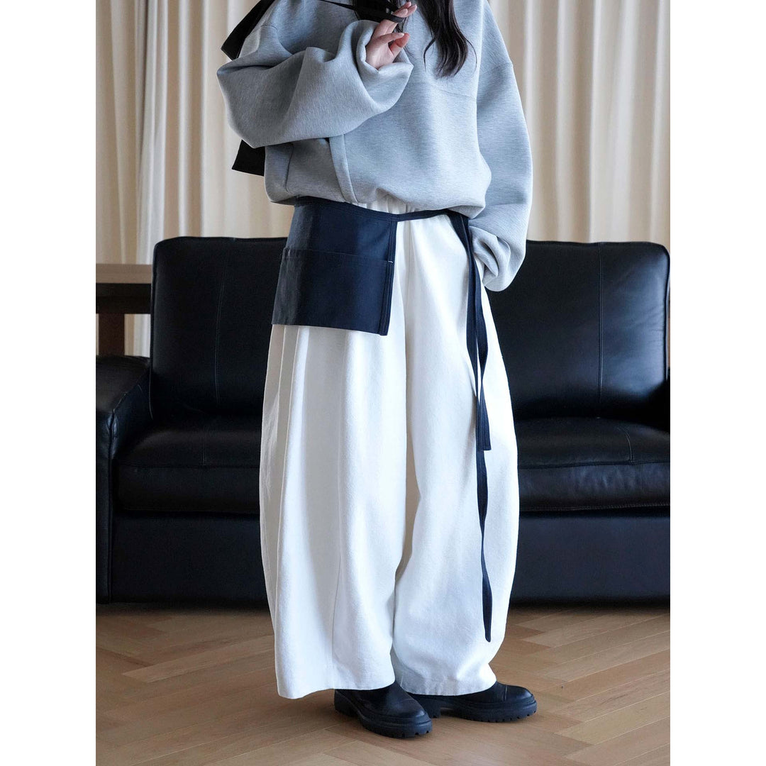 Women’s Waist Utility Apron Bag with Large External Pockets Mune Fashion
