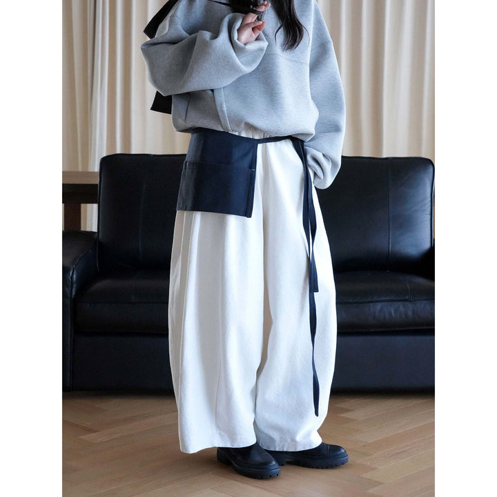 Women’s Waist Utility Apron Bag with Large External Pockets Mune Fashion