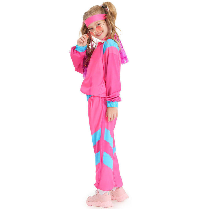 Girls sports suit with colorful accents and elastic details Mune Fashion