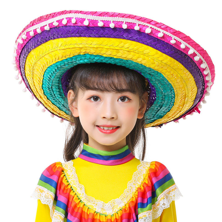 Girls' Tracht dress with colorful hem Mune Fashion