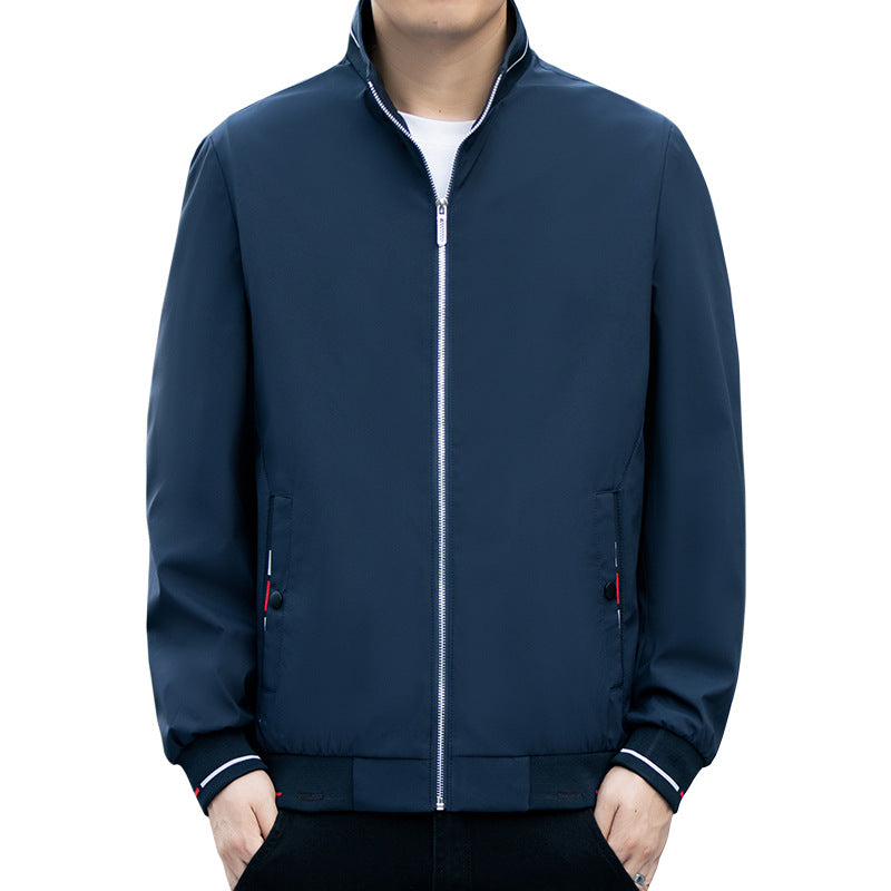 Men's sporty transitional jacket with high-quality stand-up collar Mune Fashion