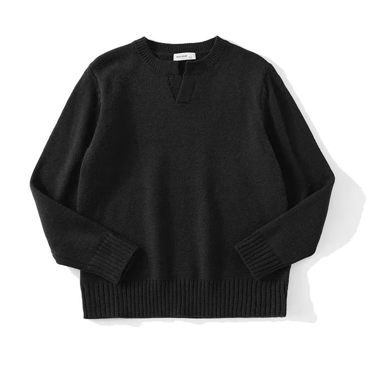 Women Chunky Knit Sweater with Stand-Up Collar Mune Fashion