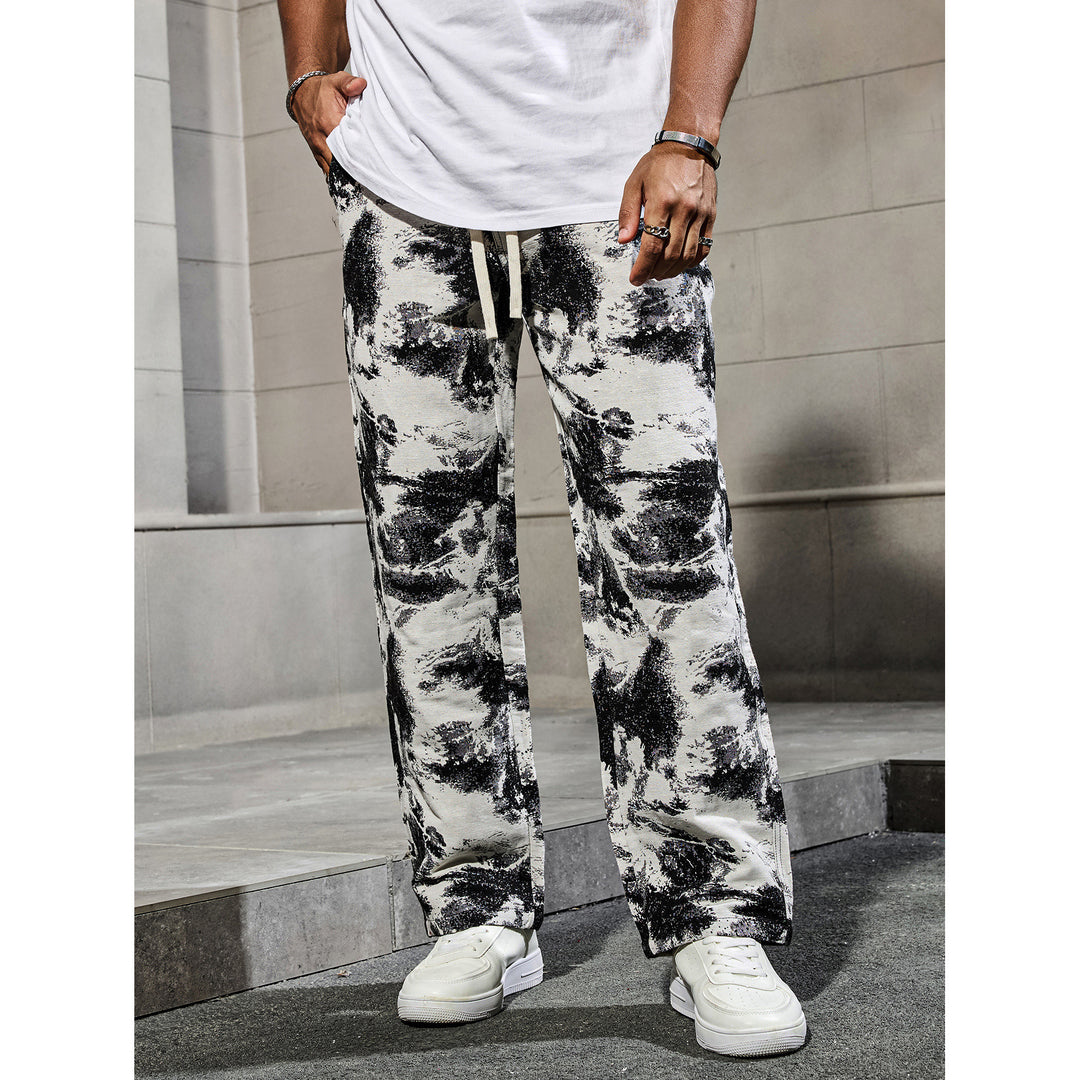 Men's fashionable leisure pants with unique graphic print Mune Fashion