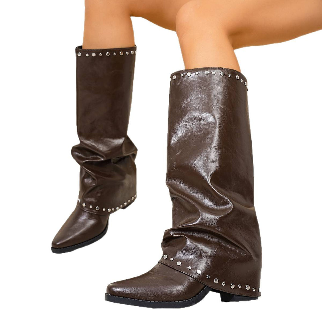 Women's Exclusive Boots with Glitter Accents Mune Fashion