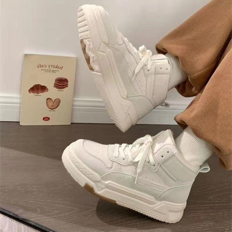 Women's High-Quality High-Top Sneakers with Innovative Cushioning and Modern Design Mune Fashion