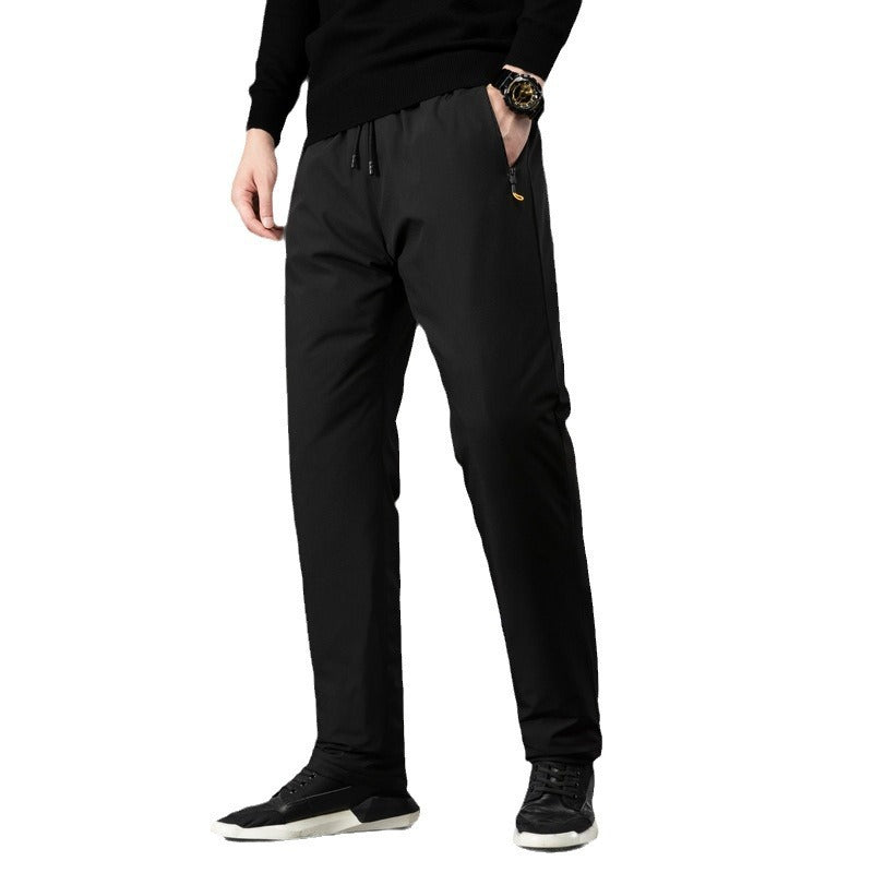 Men's Technical Jogging Pants with High Comfort Waistband, Tapered Cut and Stretch Fabric Mune Fashion