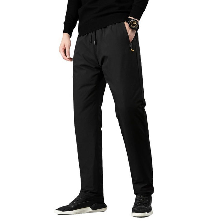 Men's Technical Jogging Pants with High Comfort Waistband, Tapered Cut and Stretch Fabric Mune Fashion