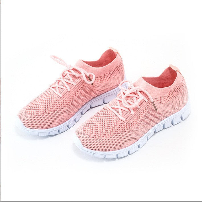 Women's  lightweight knitted sneaker slippers with sock-like shaft and flexible sole Mune Fashion