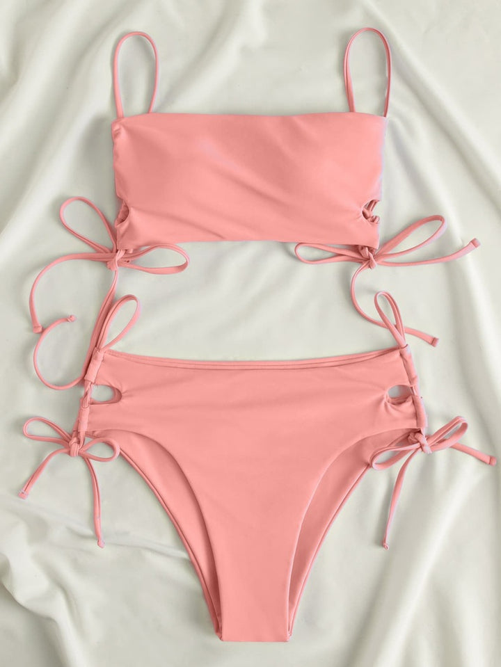 Women's bandeau bikini with sophisticated ties Mune Fashion