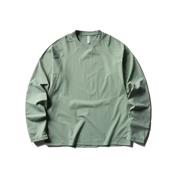 Unisex Lightweight technical long sleeve with round neckline, raglan sleeves and breathable functional material Mune Fashion