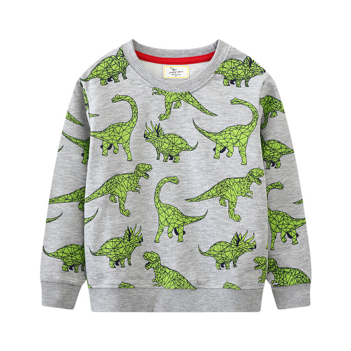 Children's sweatshirt with creative dinosaur pattern Mune Fashion